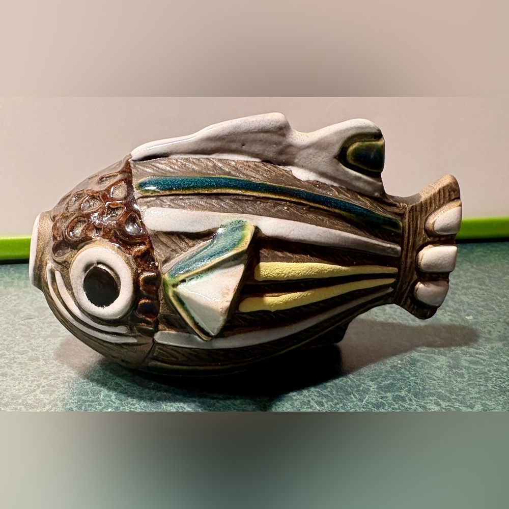 Ceramic Fish Paperweight